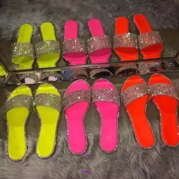 💎💎Bling Sandals 💎💎 NWOT - Picture 3 of 4